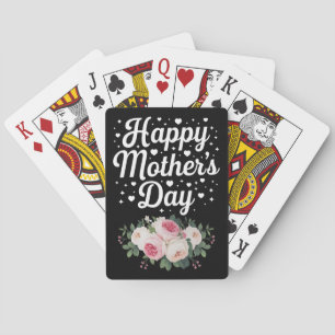 Frohen Muttertag Niedliche Florale Mutter Oma Ehef Spielkarten