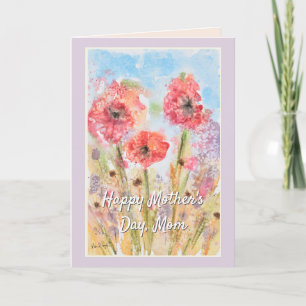 Frohen Muttertag Schöne Blumen Karte