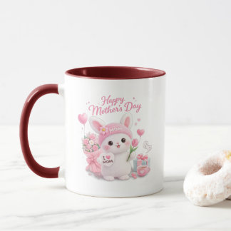Frohen Muttertag - Süße Hase Liebe Tasse