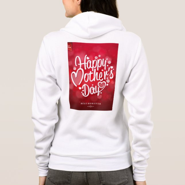 Frohen Muttertag Typography-23534 Hoodie (Rückseite)