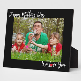 Frohen Muttertag Wir lieben dich 8 x10 Foto-Easel Fotoplatte