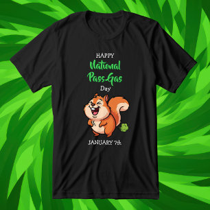 Frohen Nationalen Furztag 7. Januar Tri-Blend Shirt