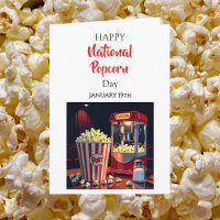 Frohen Nationalen Popcorn-Tag! 19. Januar