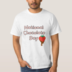 Frohen nationalen Schokoladentag T-Shirt