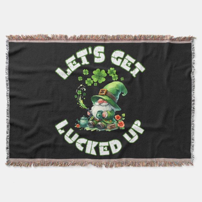 Frohen Sankt Patricks Tag Decke (Vorderseite)