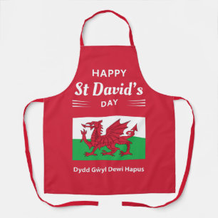 Frohen St David's Tag Dydd Gŵyl Dewi Hapus 2 Schürze