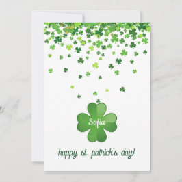 Frohen St. Patrick’s Tag – Klassische irische Feie Feiertagskarte