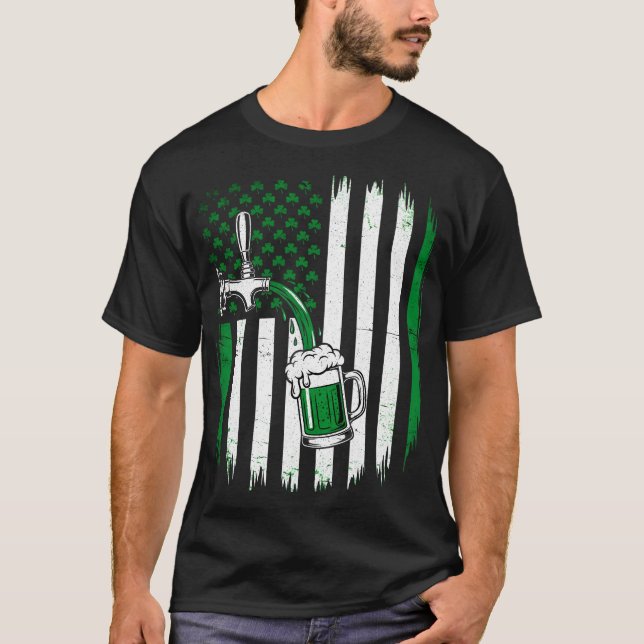 Frohen St. Patrick's Day 2026 T-Shirt (Vorderseite)