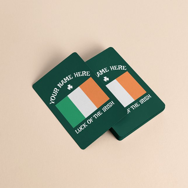 Frohen St. Patrick's Day Benutzername Kleeblatt Karte (Von Creator hochgeladen)