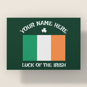 Frohen St. Patrick's Day Benutzername Kleeblatt Postkarte