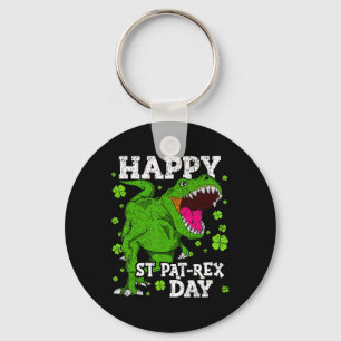 Frohen St. Patrick's Day Dinosaur T-Rex Jungen Kle Schlüsselanhänger