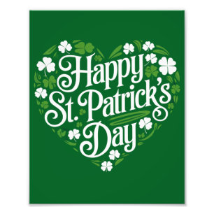 Frohen St. Patrick's Day  Fotodruck