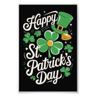 Frohen St. Patrick's Day irische Herkunft St Patty Fotodruck