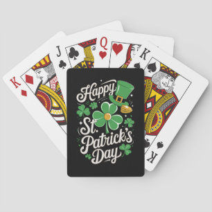 Frohen St. Patrick's Day irische Herkunft St Patty Spielkarten