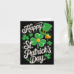 Frohen St. Patrick's Day Irisches Erbe St. Pattys Karte