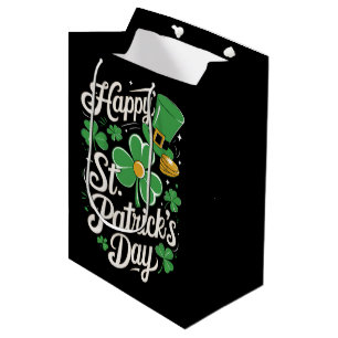 Frohen St Patrick's Day Irisches Erbe St Patty's  Mittlere Geschenktüte