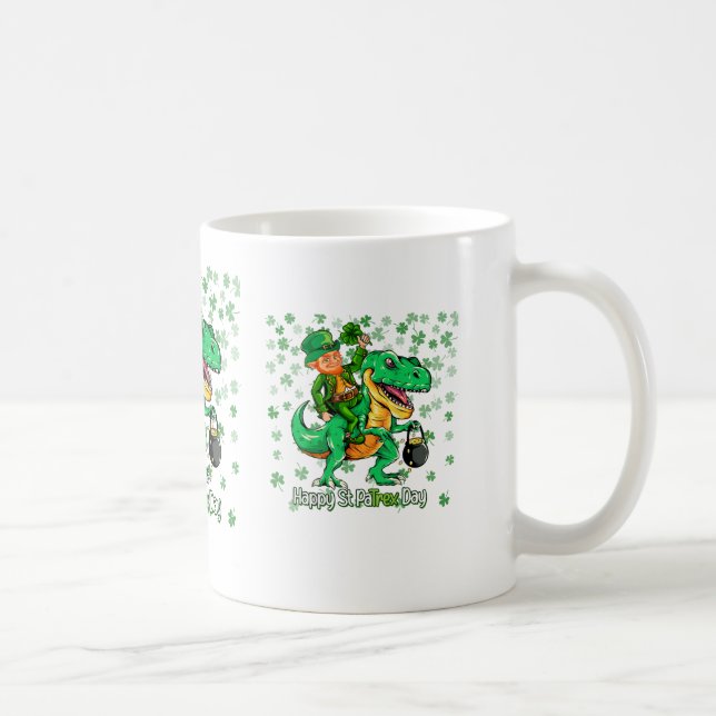 Frohen St. Patrick's Day Kaffeetasse (Rechts)