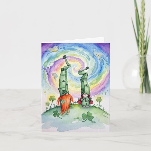 Frohen St. Patrick's Day  Karte (Vorderseite)