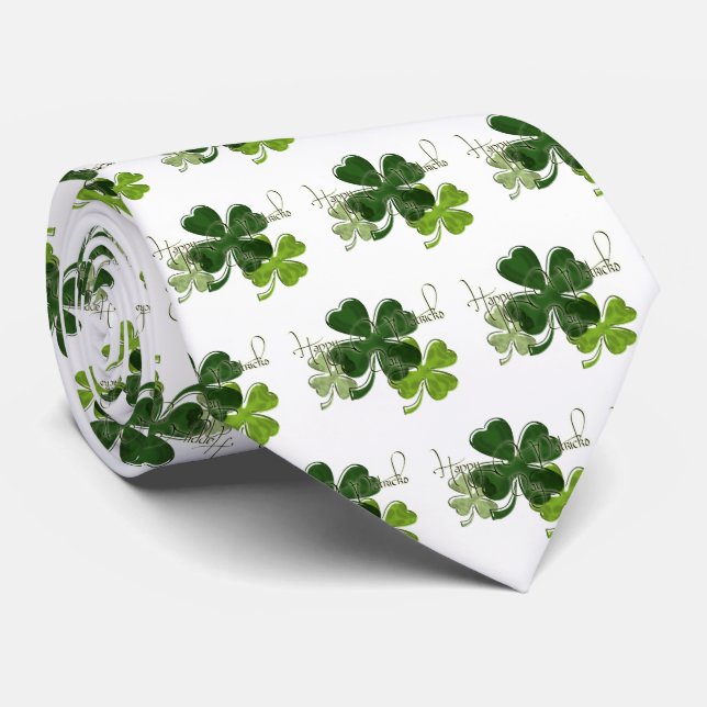 Frohen St. Patrick's Day Krawatte (Gerollt)