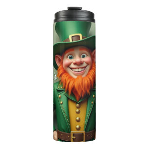 Frohen St. Patrick's Day Leprechaun Thermosbecher