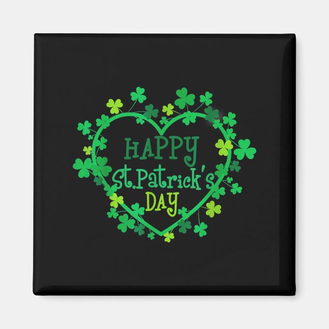 Frohen St. Patrick's Day Lustiger Heiliger Patrick Magnet (Vorne)
