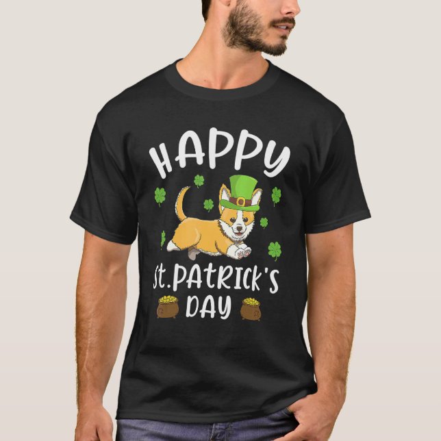 Frohen St. Patrick's Day Lustiger Saint Patricks C T-Shirt (Vorderseite)