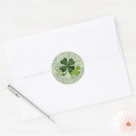 Frohen St. Patrick's Day Runder Aufkleber