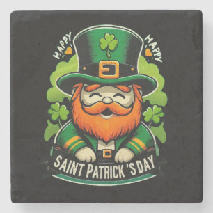 Frohen St. Patrick's Day Steinuntersetzer