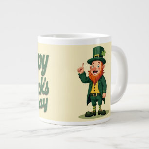 Frohen St. Patrick's Day Süßer Kobold Jumbo-Tasse