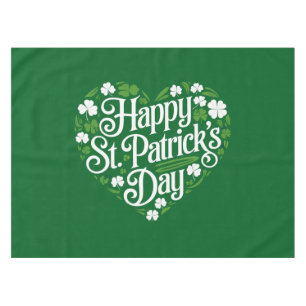 Frohen St. Patrick's Day Tischdecke