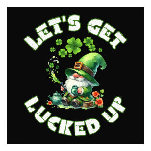 Frohen St. Patrick's Tag Fotodruck