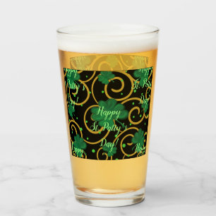 Frohen St. Patricks Tag  Glas