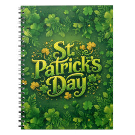 Frohen St. Patrick's Tag Notizblock