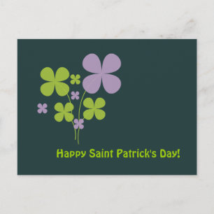 Frohen St. Patrick's Tag Postkarte