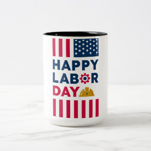 Frohen Tag der Arbeit, Vereinigte Staaten Zweifarbige Tasse