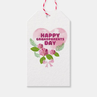 Frohen Tag der Großeltern Geschenkanhänger