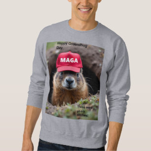 Frohen Tag des Murmeltieres Sweatshirt