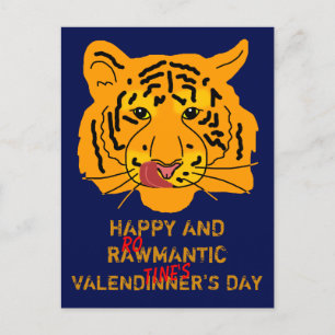 Frohen und Romantischen Valentinnestag Postkarte