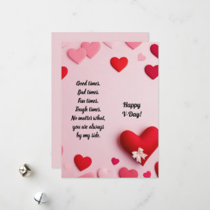 Frohen V-Day Feiertagskarte