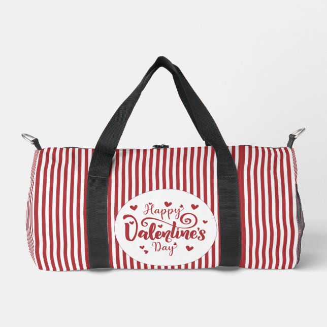 Frohen Valentinstag Duffle Bag (Vorderseite)
