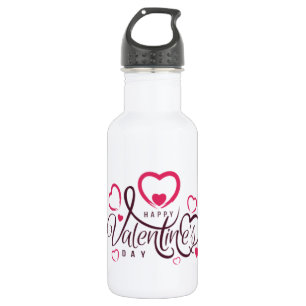Frohen Valentinstag! Edelstahlflasche