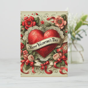 Frohen Valentinstag Feiertagskarte