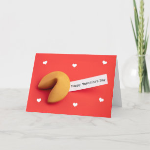 Frohen Valentinstag für jeden Glückskeks  Feiertagskarte