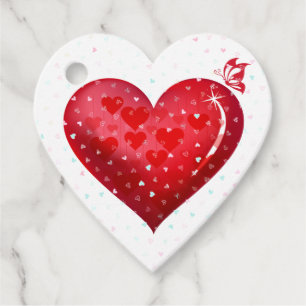 Frohen Valentinstag Geschenkanhänger