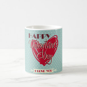 Frohen Valentinstag Kaffeetasse