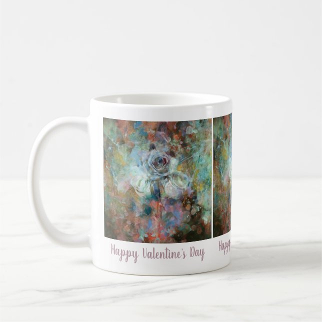 Frohen Valentinstag.  Kaffeetasse (Links)