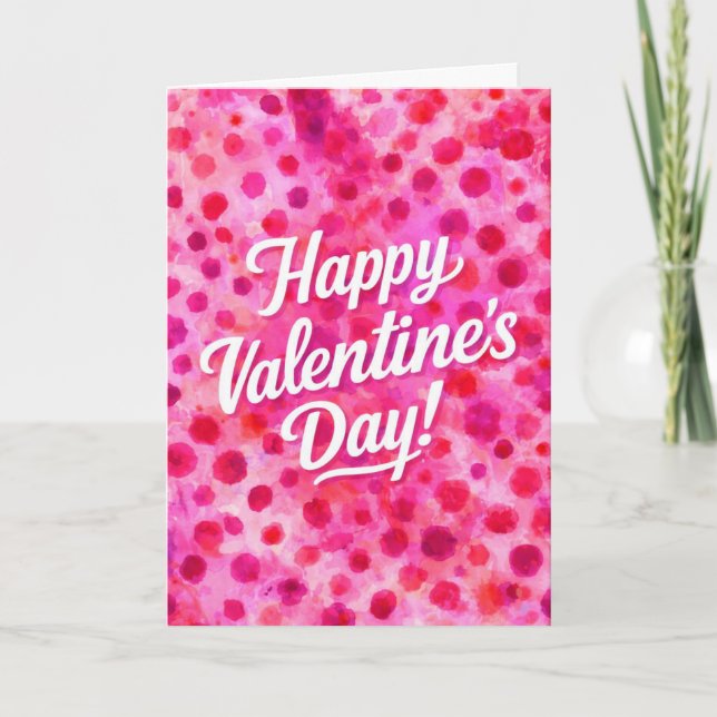 Frohen Valentinstag Karte (Vorderseite)