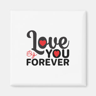 Frohen Valentinstag - Liebe dich für immer Bilder Magnet