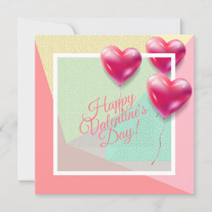 Frohen Valentinstag Liebenswürdige Elegante Grüße Feiertagskarte