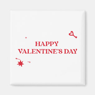 Frohen Valentinstag Magnet